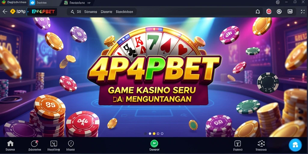Screenshot gameplay menampilkan keseruan permainan Kasino 4P4PBET.