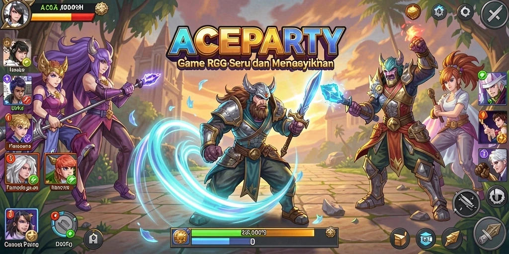 Gameplay seru dan menantang di dunia RPG yang kaya.