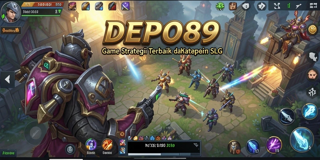 Tampilan gameplay seru dalam permainan strategi DEPO89.