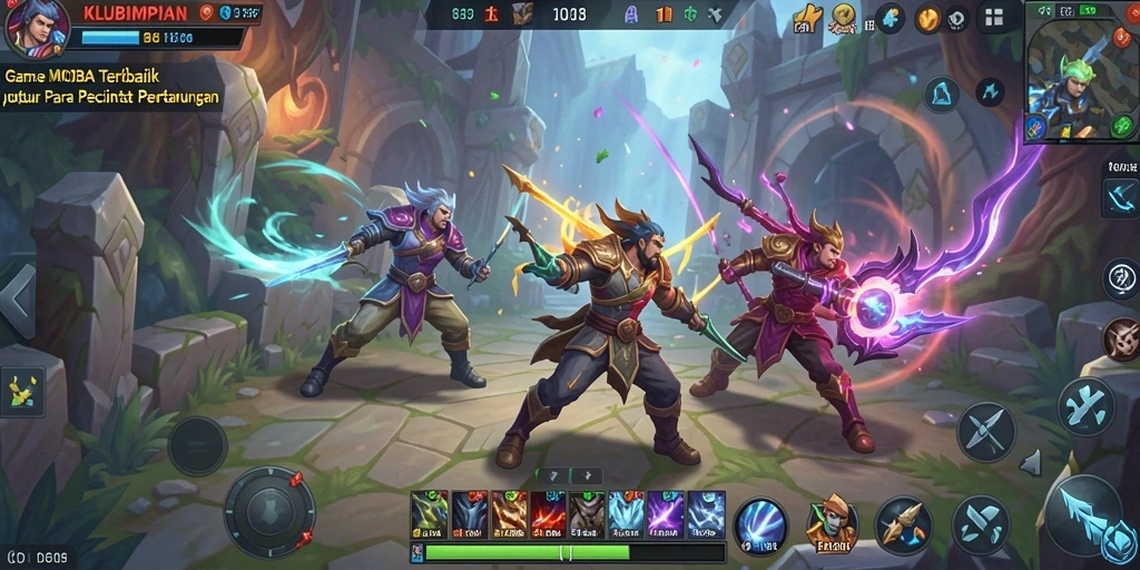 Tangkapan layar gameplay KLUBIMPIAN yang mendebarkan dan penuh aksi.