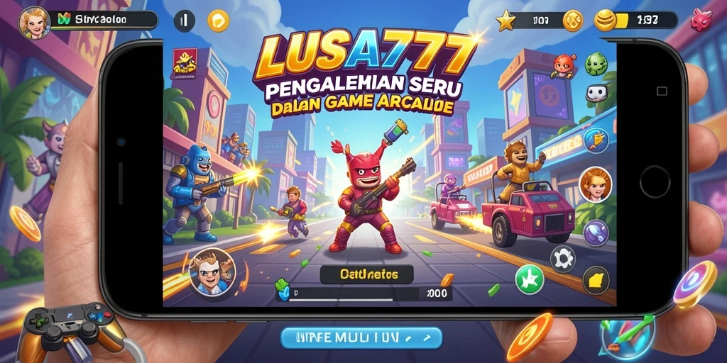 Tampilan gameplay seru dan menantang dari LUSA777 dalam genre Arcade.