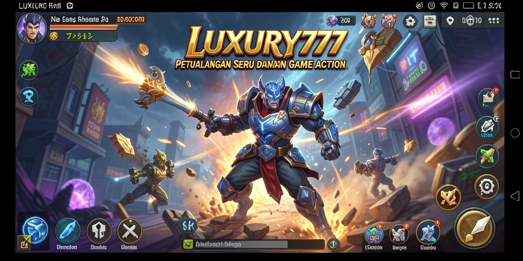 Gameplay seru dengan aksi mendebarkan di LUXURY777.