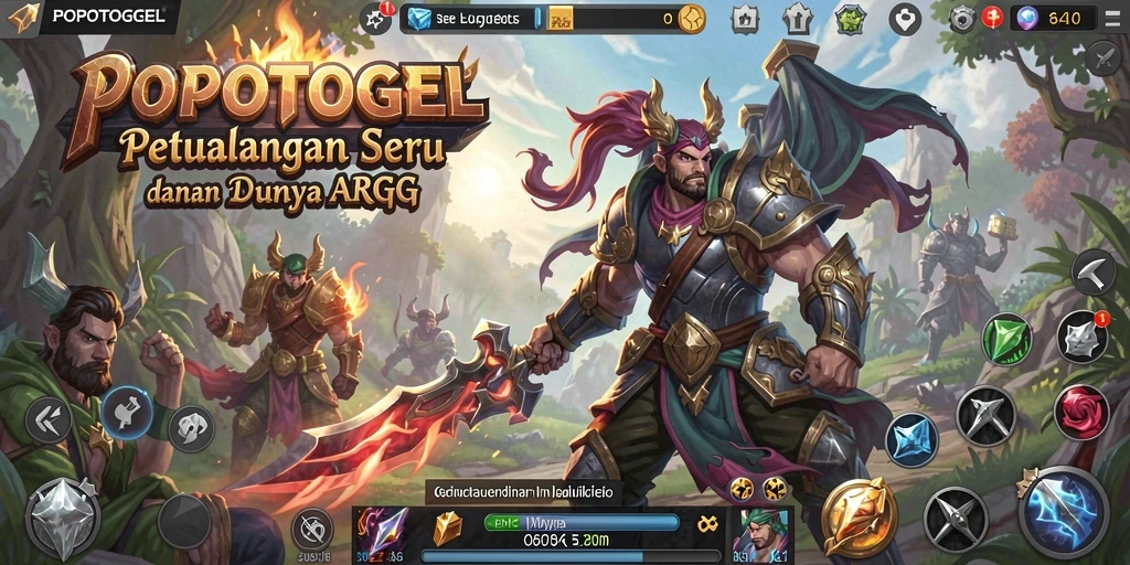 Menampilkan aksi seru dalam game ARPG dengan grafis menawan.