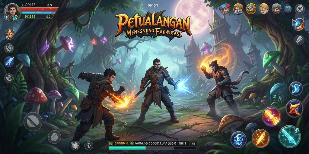 Gameplay seru dalam dunia petualangan yang menegangkan.