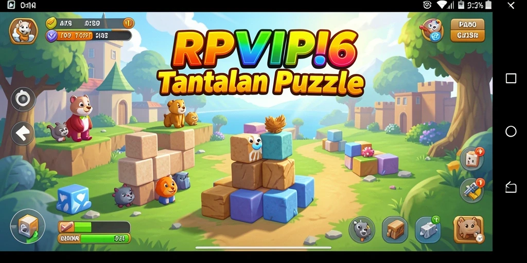Screenshot RPVIP6 menampilkan gameplay Puzzle yang seru dan interaktif.